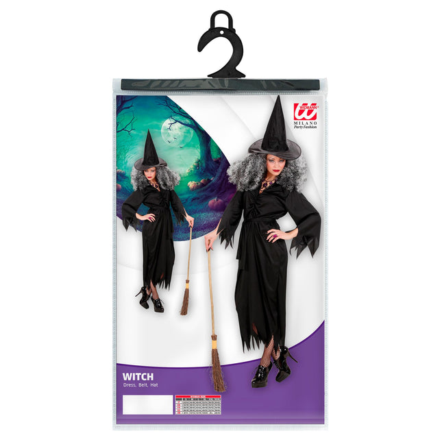 Costume da strega da donna 3 pezzi