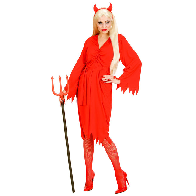 Abito Halloween Donna Deviless 3 pezzi