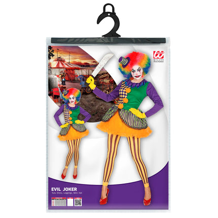 Costume Joker donna 3 pezzi