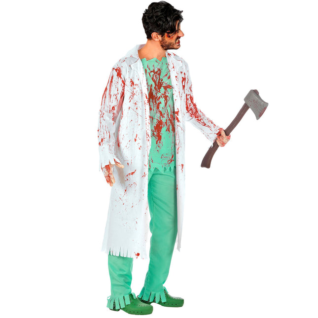 Costume di Halloween da chirurgo zombie