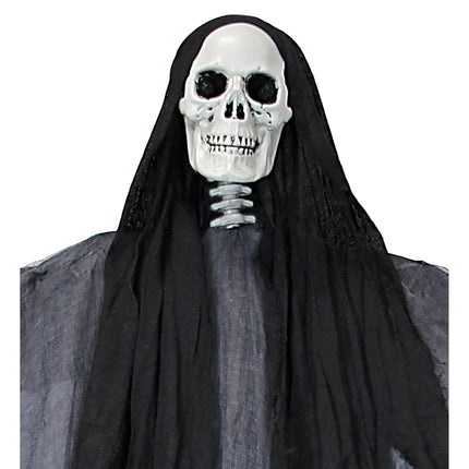 Bambola di Halloween Fantasma Nero 1,53 m