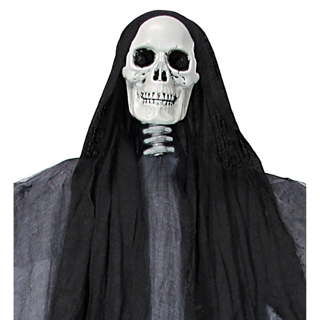 Bambola di Halloween Fantasma Nero 1,53 m