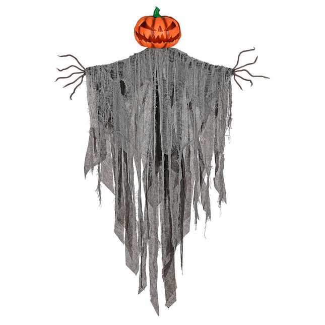 Bambola di Halloween Spaventapasseri con occhi lampeggianti 1,52 m