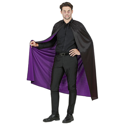 Capo di Halloween nero viola 1,3 m
