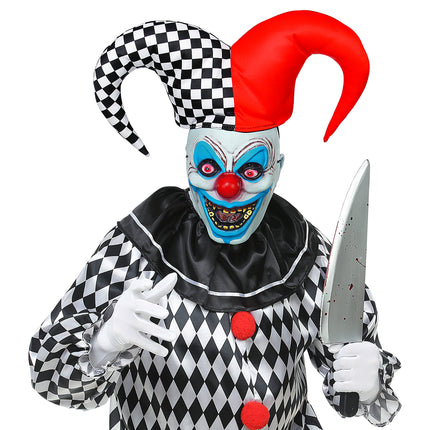 Maschera di Halloween da giullare