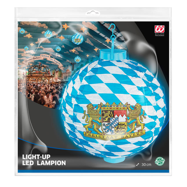 LAMPIONE OKTOBERFEST CON LUCE A LED