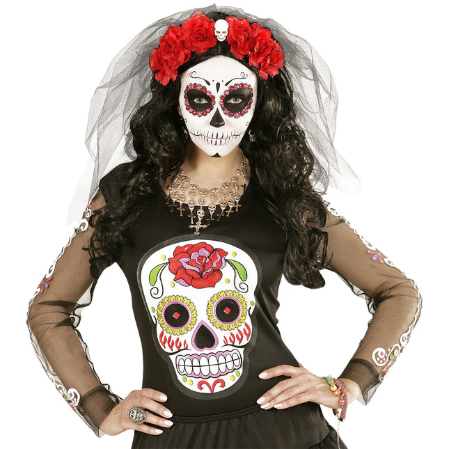 Anello di Halloween Teschio Blu