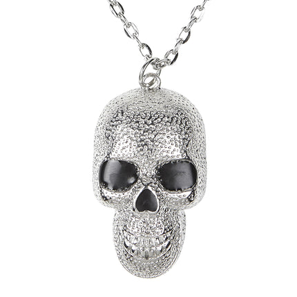 Collana di Halloween Teschio d'argento