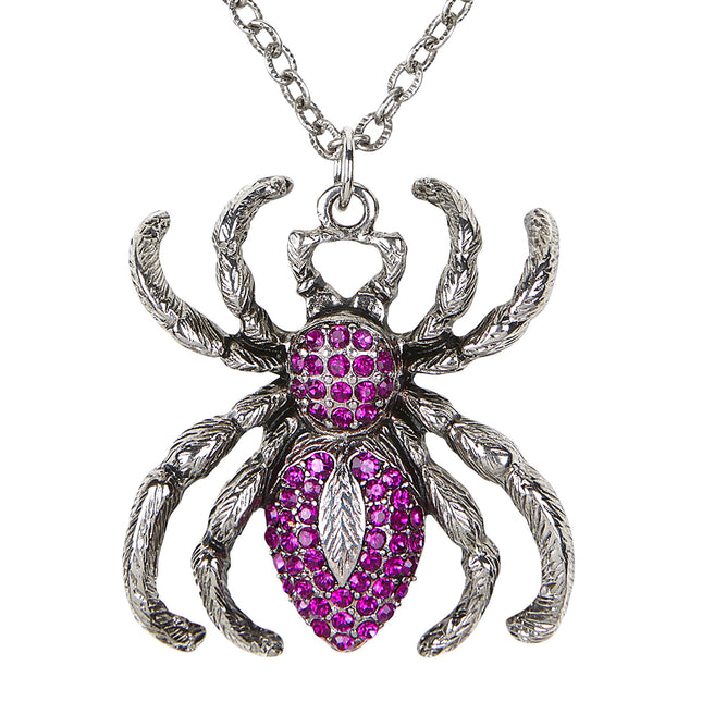 Collana di Halloween Ragno viola