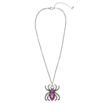 Collana di Halloween Ragno viola
