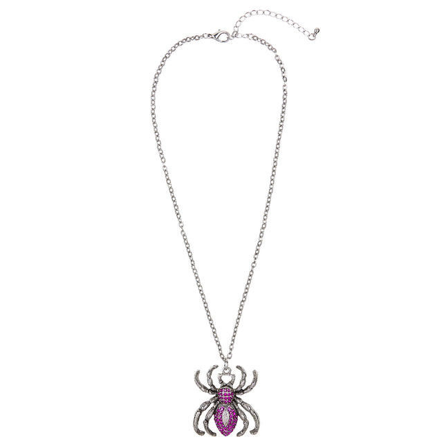 Collana di Halloween Ragno viola