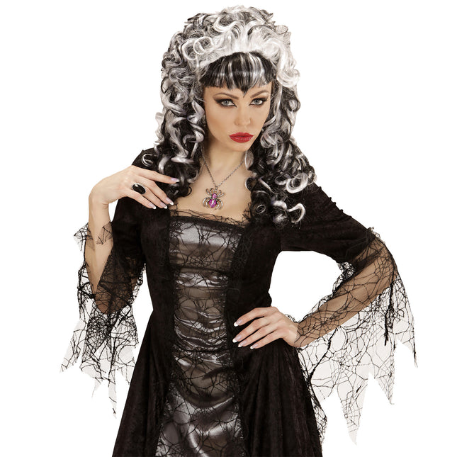 Collana di Halloween Ragno viola