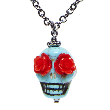 Collana di Halloween Teschio colorato