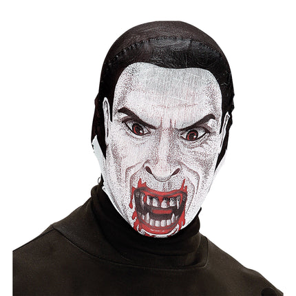Maschera di Halloween polvere di vampiro bianca