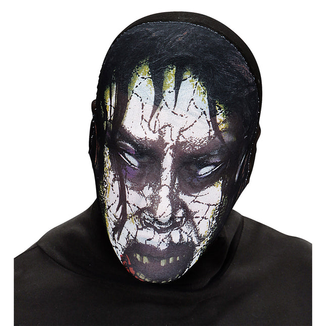 Maschera di Halloween polvere di zombie grigia
