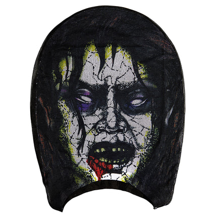 Maschera di Halloween polvere di zombie grigia
