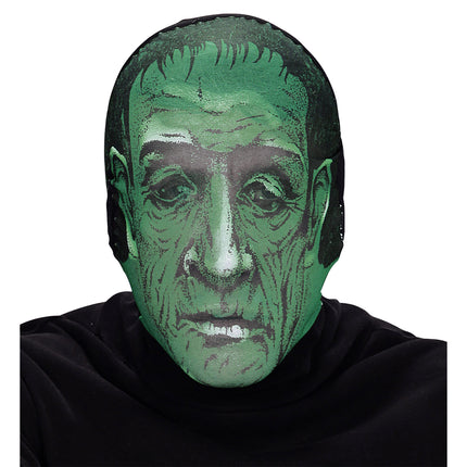 Maschera di Halloween verde scuro Zombie