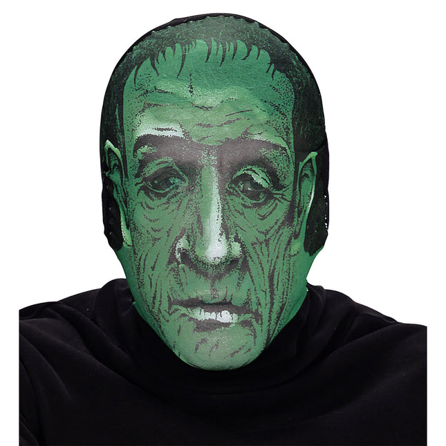 Maschera di Halloween verde scuro Zombie