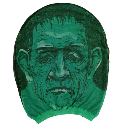 Maschera di Halloween verde scuro Zombie