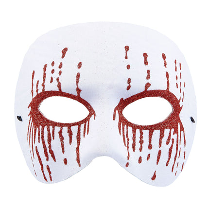Maschera Halloween Psicopatico Bianca