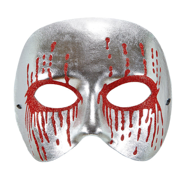 Maschera di Halloween Psicopatico Argento