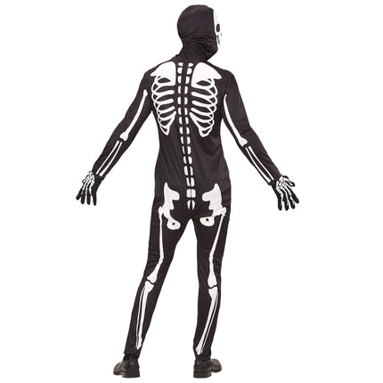 Costume Halloween Uomo Scheletro 3 pezzi