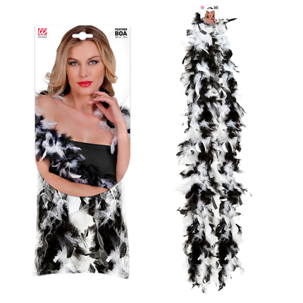 Boa bianco e nero 1,8 m