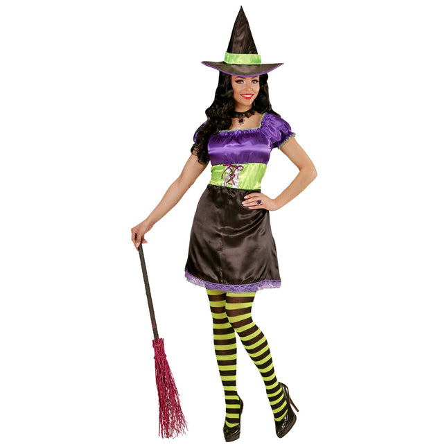 Vestito Halloween Strega 2 pezzi
