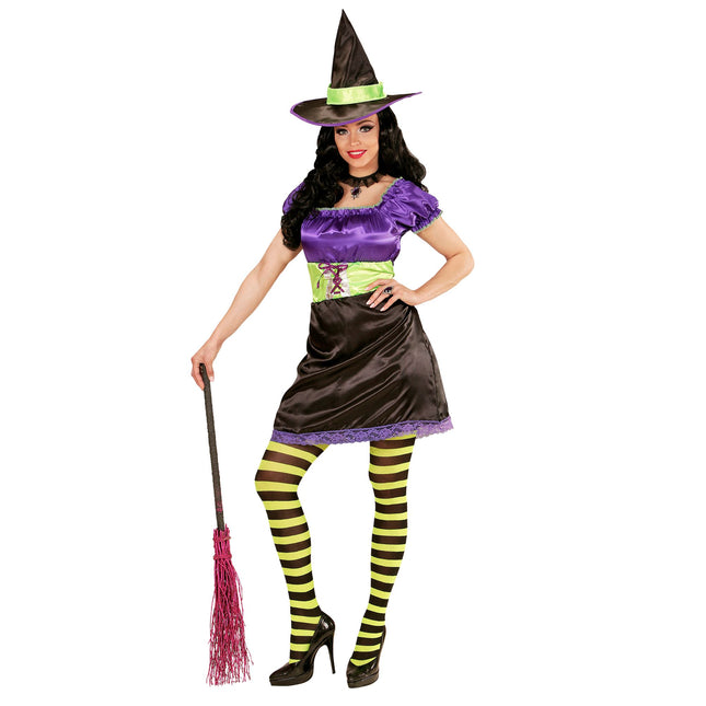 Vestito Halloween Strega 2 pezzi