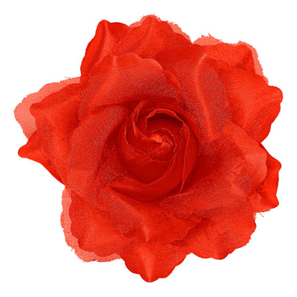 Fiore rosso per capelli