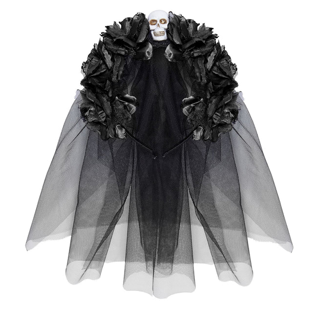 Cerchietto di Halloween con velo