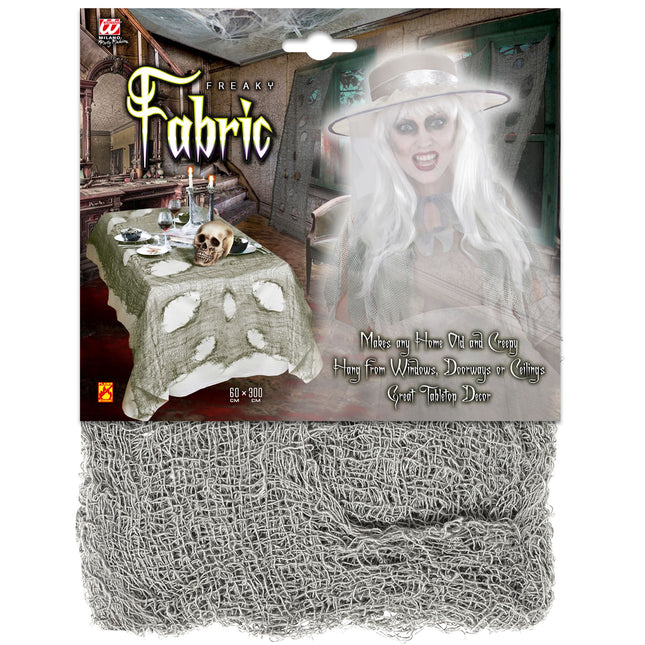 Tovaglia Halloween Grigio 3m