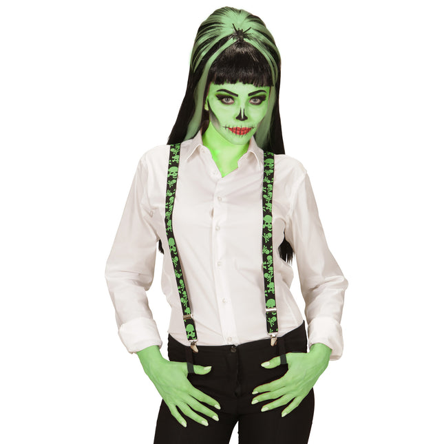 Crani con bretelle di Halloween