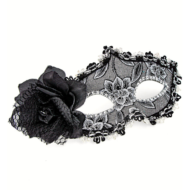 Maschera occhi Halloween Rosa Nera