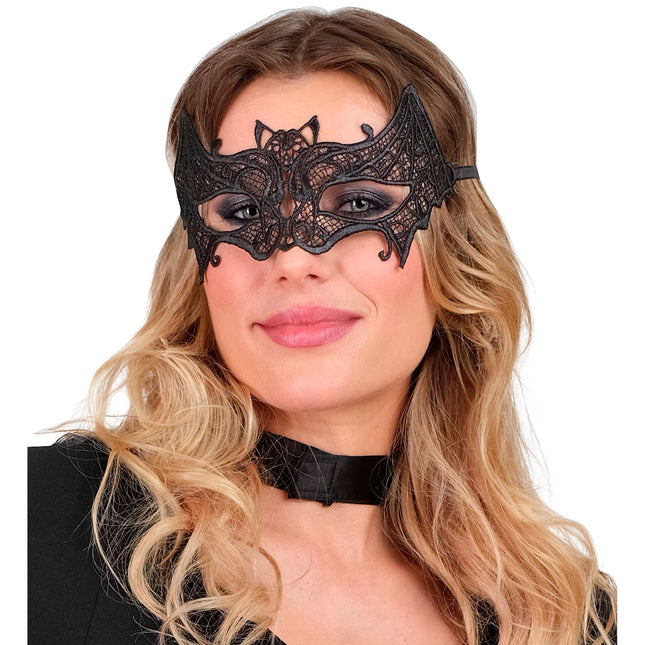 Maschera occhi Halloween Cat