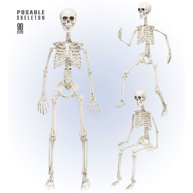 Scheletro di Halloween mobile 90 cm