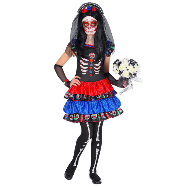 Costume Dia De Los Muertos Bambino