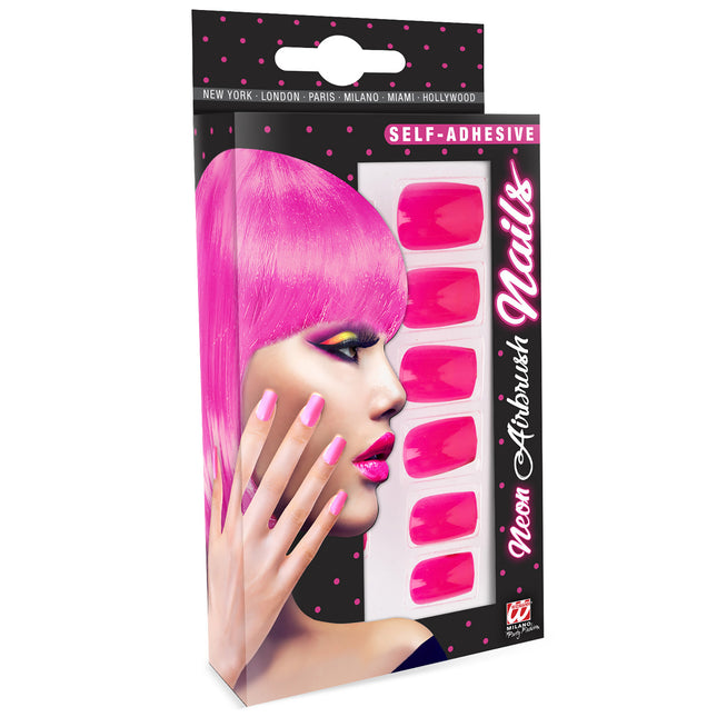 Unghie finte rosa