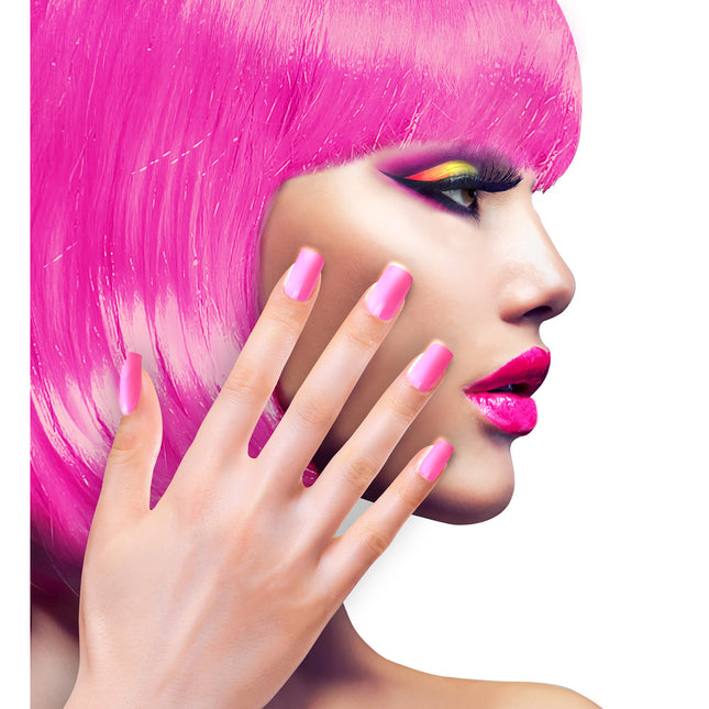 Unghie finte rosa