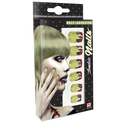 Unghie finte di Halloween Zombie