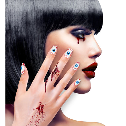 Unghie finte di Halloween Occhi