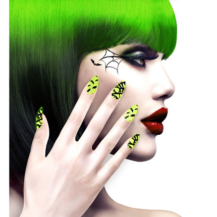 Unghie finte di Halloween Pipistrello