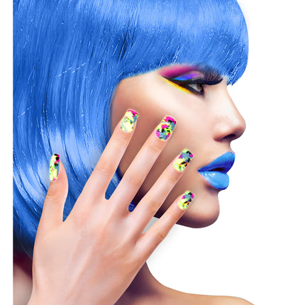 Unghie finte colorate per Halloween
