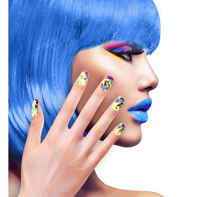 Unghie finte colorate per Halloween