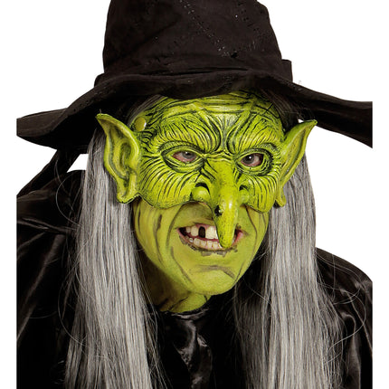 Maschera di Halloween Strega Verde