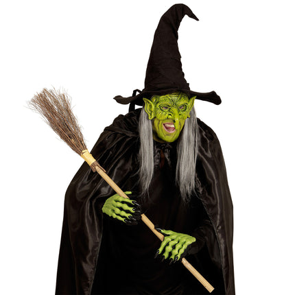 Maschera di Halloween Strega Verde