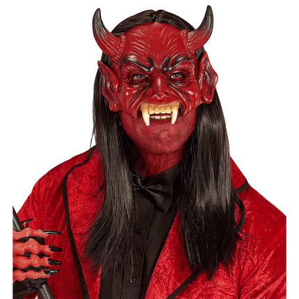 Maschera del diavolo rossa