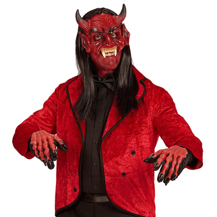 Maschera del diavolo rossa