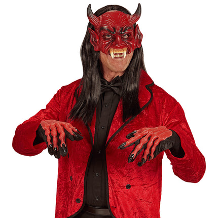 Maschera del diavolo rossa