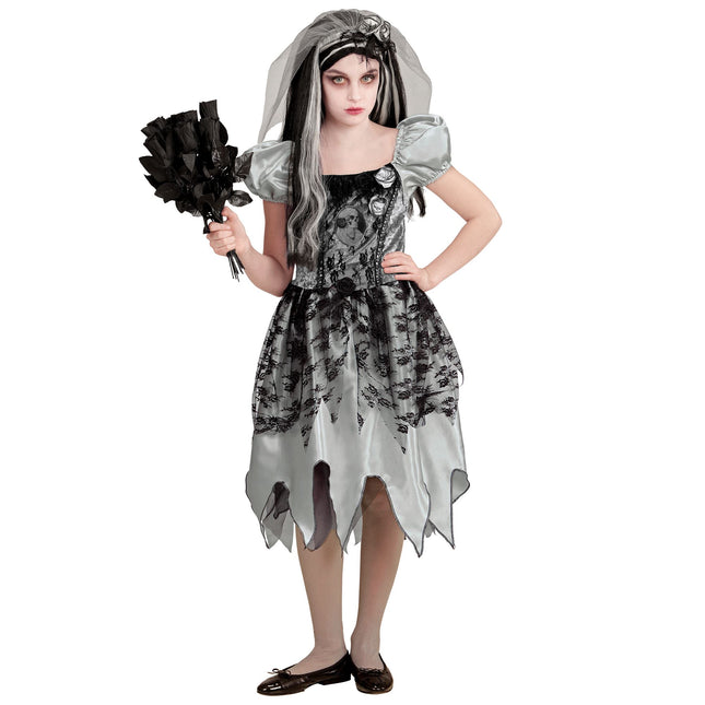 Vestito Halloween Ragazza Sposa Fantasma